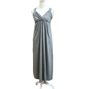 PINK ROSE gray sleeveless maxi dress, size PM